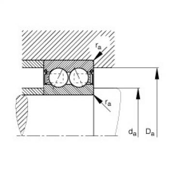 FAG Angular contact ball bearings - 30/6-B-2Z-TVH