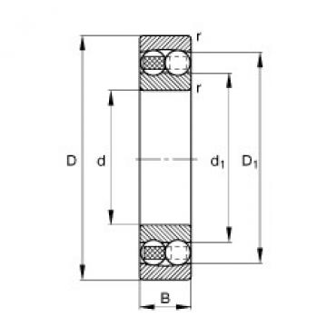 FAG Self-aligning ball bearings - 1204-TVH