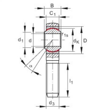 FAG Rod ends - GAKSL12-PS