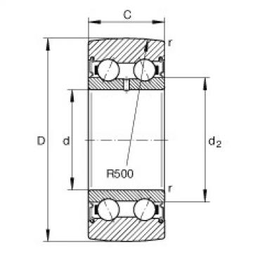 FAG Track rollers - LR50/6-2RSR