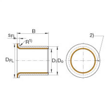 FAG Flanged bushes - EGF06040-E40