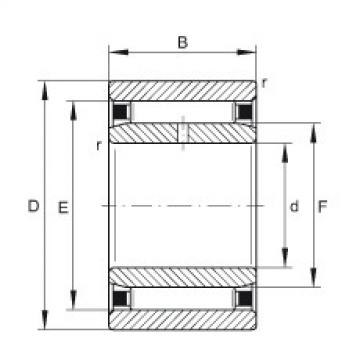 FAG Needle roller bearings - NAO25X42X16-IS1-XL