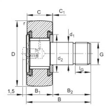 FAG Stud type track rollers - KRV19-PP