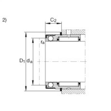 FAG Needle roller/axial ball bearings - NX15-Z-XL