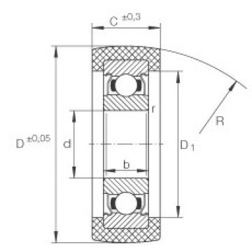 FAG Track rollers - KLRU15X47X20-2Z