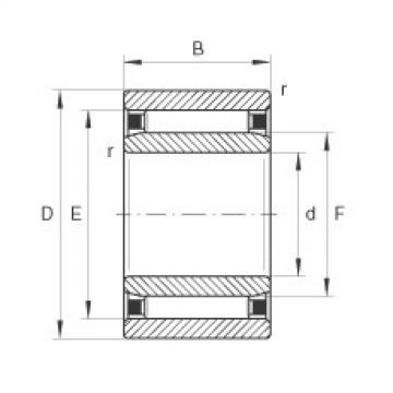 FAG Needle roller bearings - NAO20X35X17-XL