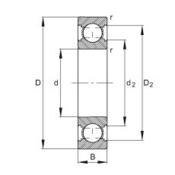 FAG Deep groove ball bearings - 6002-C