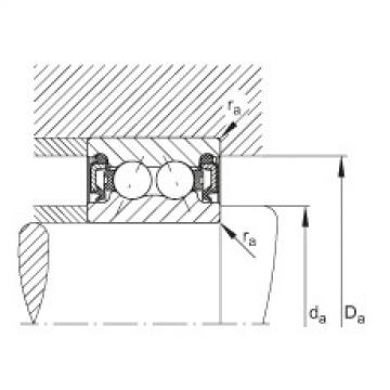 FAG Angular contact ball bearings - 3802-B-2RZ-TVH