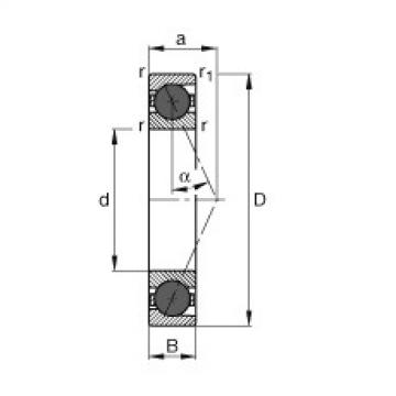 FAG Spindle bearings - HCB7000-E-T-P4S