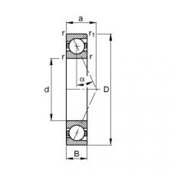 FAG Spindellager - B7003-E-T-P4S