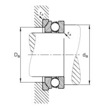 FAG Axial deep groove ball bearings - 53211 + U211