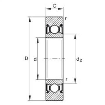 FAG Track rollers - LR206-X-2RS