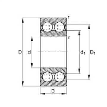 FAG Deep groove ball bearings - 4202-B-TVH