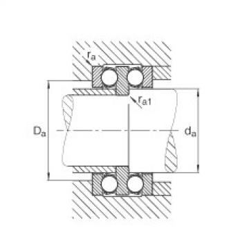 FAG Axial deep groove ball bearings - 52206