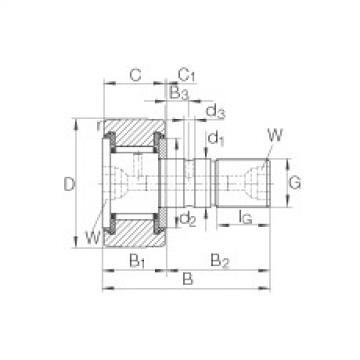 FAG Stud type track rollers - KR40-PP