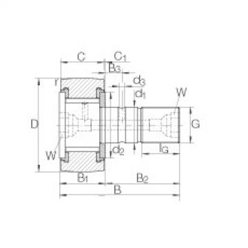 FAG Stud type track rollers - KRV90-PP