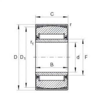 FAG Aligning needle roller bearings - PNA12/28-XL