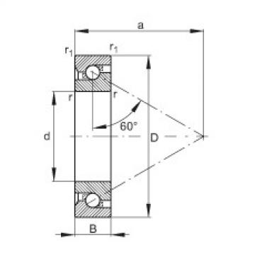 FAG Axial angular contact ball bearings - 7602015-TVP