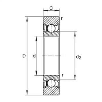 FAG Laufrollen - LR203-X-2RSR