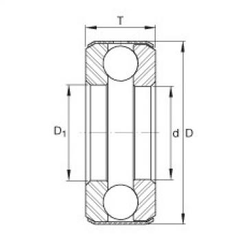 FAG Axial deep groove ball bearings - B1