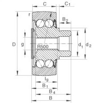 FAG Stud type track rollers - ZL5203-DRS