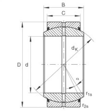 FAG Radial spherical plain bearings - GE20-DO-2RS