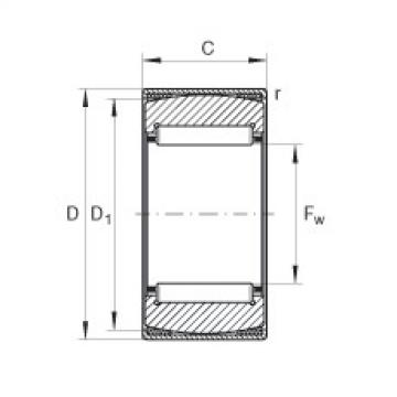 FAG Aligning needle roller bearings - RPNA25/42-XL