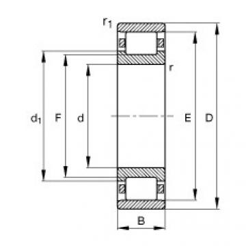 FAG Zylinderrollenlager - N312-E-XL-TVP2