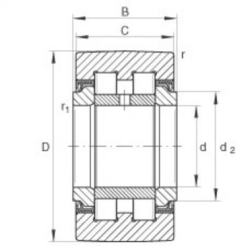 FAG Yoke type track rollers - PWTR20-2RS-XL