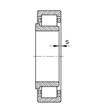 FAG Cylindrical roller bearings - NJ203-E-XL-TVP2