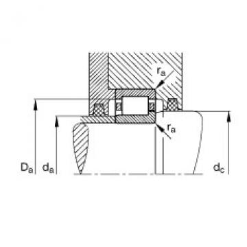 FAG Zylinderrollenlager - NJ311-E-XL-TVP2 + HJ311-E