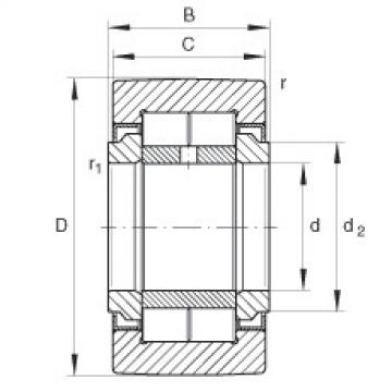 FAG Yoke type track rollers - NUTR17