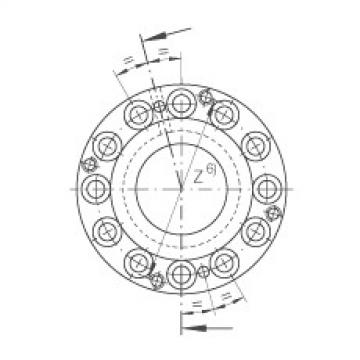 FAG Needle roller/axial cylindrical roller bearings - ZARF1560-L-TV