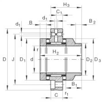 FAG Nadel-Axial-Zylinderrollenlager - ZARF60150-L-TV