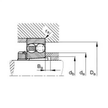 FAG Self-aligning ball bearings - 1208-K-TVH-C3 + H208