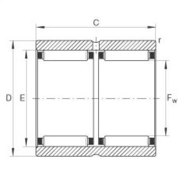 FAG Needle roller bearings - RNAO20X28X26-ZW-ASR1-XL