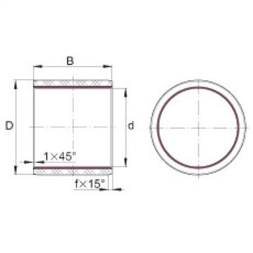 FAG Plain bushes - ZWB253020