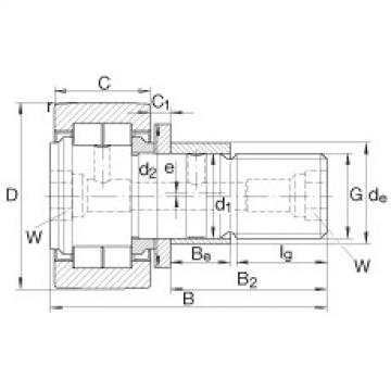 FAG Stud type track rollers - NUKRE35