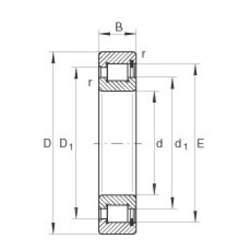 FAG Cylindrical roller bearings - SL182209-XL