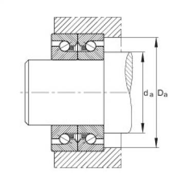 FAG Axial angular contact ball bearings - BSB4072-SU-L055