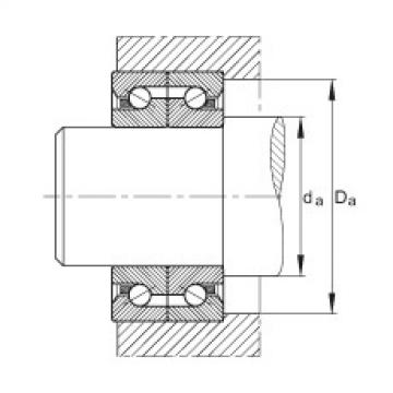 FAG Axial angular contact ball bearings - BSB4072-SU-L055