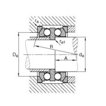 FAG Axial deep groove ball bearings - 54207 + U207