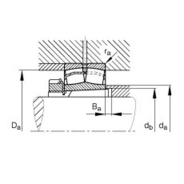 FAG Pendelrollenlager - 21312-E1-XL-K + H312