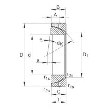 FAG Angular contact spherical plain bearings - GE25-SX