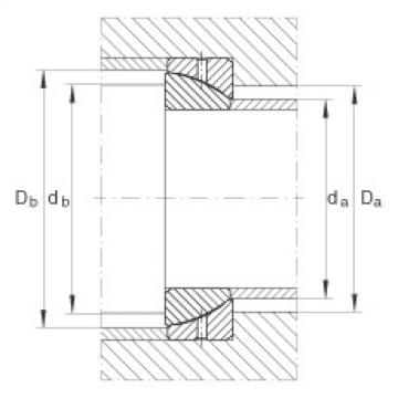 FAG Angular contact spherical plain bearings - GE80-SX