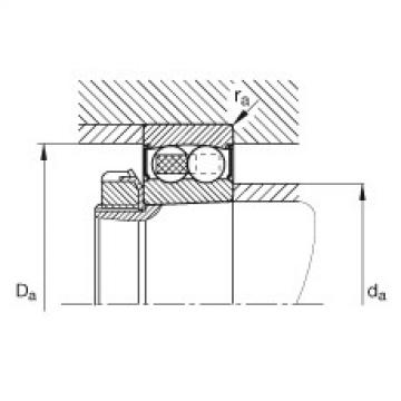 FAG Self-aligning ball bearings - 2210-K-2RS-TVH-C3