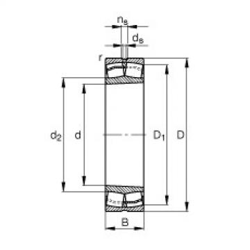 FAG Spherical roller bearings - 22205-E1-XL-K