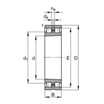 FAG Cylindrical roller bearings - NN3017-AS-K-M-SP