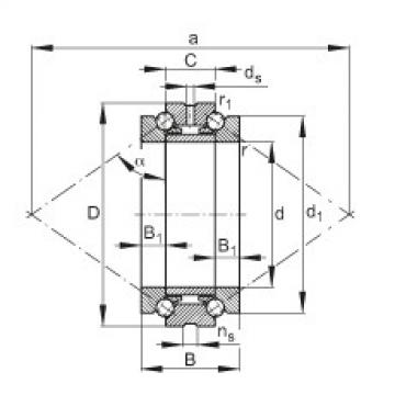 FAG Axial-Schr&auml;gkugellager - 234411-M-SP