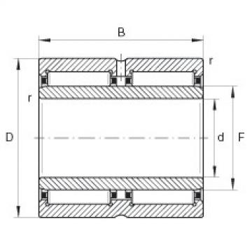 FAG Needle roller bearings - NA6910-ZW-XL